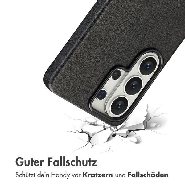 Accezz MagSafe Leather Backcover Samsung Galaxy S26 Ultra - Onyx Black