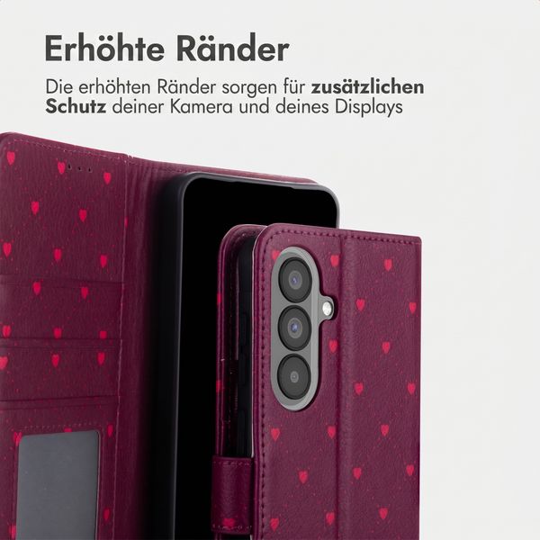 imoshion Design Klapphülle Samsung Galaxy A37 (5G) - Crush Check Coral Dust
