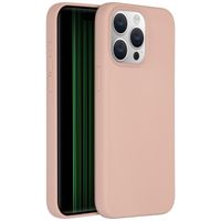 Accezz Liquid Silikoncase für das iPhone 15 Pro Max - Rosa