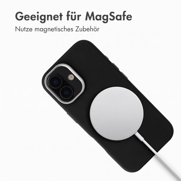 Accezz Mesh Backcover mit MagSafe Apple iPhone 16 - Schwarz