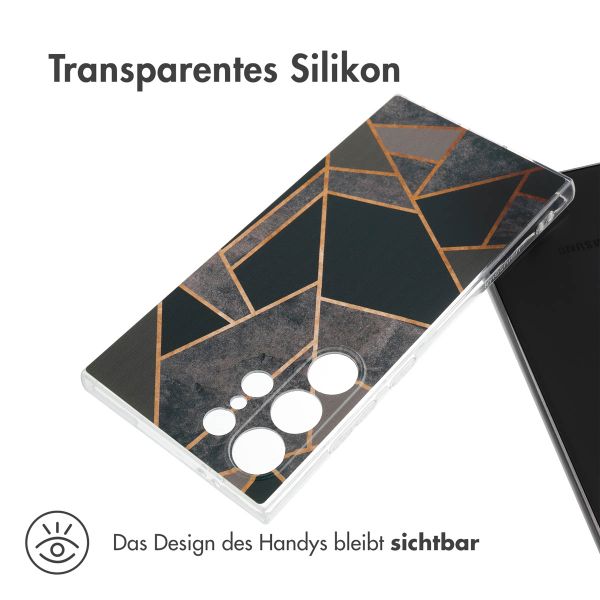 imoshion Design Hülle Samsung Galaxy S24 Ultra - Black Graphic