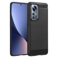 imoshion Brushed Back Cover Xiaomi 12 / 12X - Schwarz
