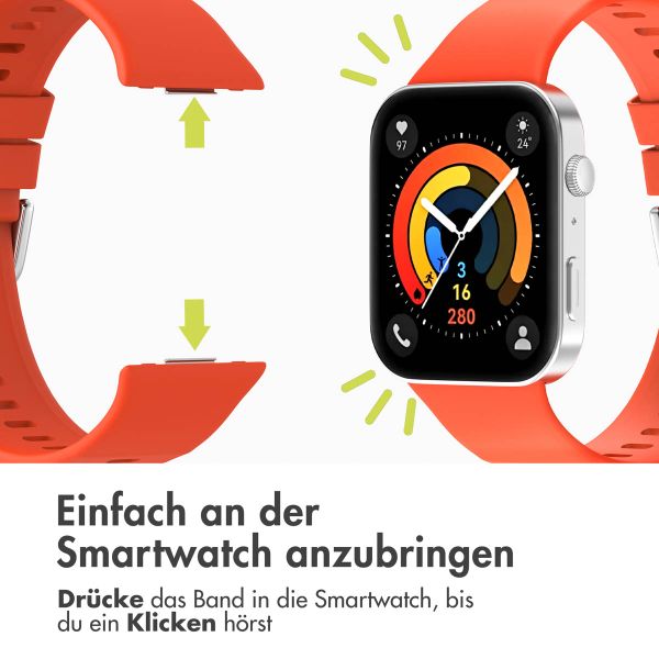 imoshion Silikonarmband für das Huawei Watch Fit 3 - Orange