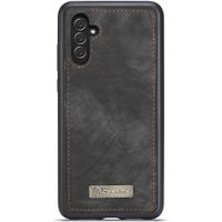 CaseMe Luxuriöse 2-in-1-Portemonnaie-Klapphülle Leder für das Samsung Galaxy A13 (5G) / A04s - Schwarz