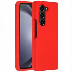 Accezz Liquid Silikoncase Samsung Galaxy Z Fold 5 - Rot