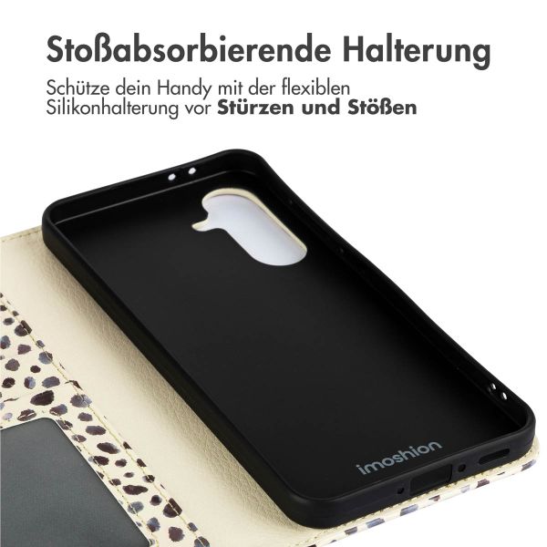 imoshion Design Klapphülle Samsung Galaxy A36 - Black And White Dots