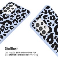 imoshion SilikonHülle design mit Band Samsung Galaxy A52(s) (5G/4G) - Animal Lila
