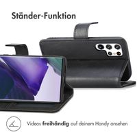 imoshion Luxuriöse Klapphülle Samsung Galaxy S22 Ultra - Schwarz