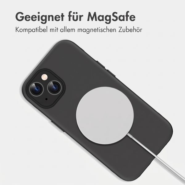 imoshion Color Backcover mit Thin MagSafe Ring Apple iPhone 15 - Schwarz