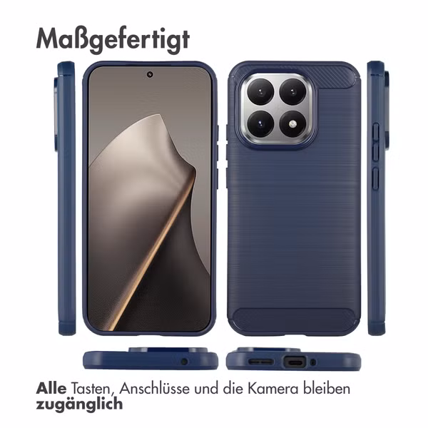 imoshion Brushed Back Cover Xiaomi 15T - Dunkelblau