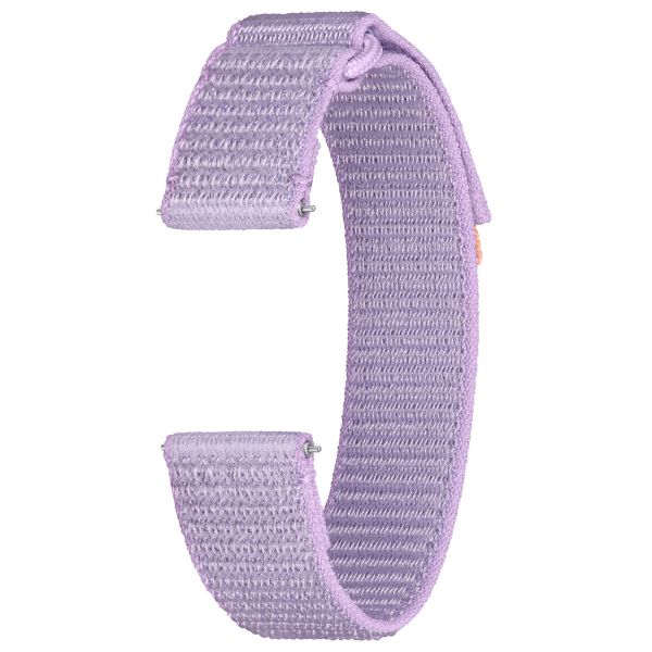 Samsung Originales Feather Fabric Armband für die Samsung Galaxy Watch 4 / 5 / 6 / 7 - 20 mm - S/M - Lavendel