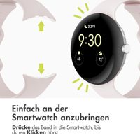 imoshion Silikon-Armband⁺ für  Google Pixel Watch 3 / 4 (45 mm) - Größe L - Rosa
