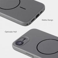 Accezz Grip Backcover mit MagSafe Apple iPhone 17e / 16e - Grau