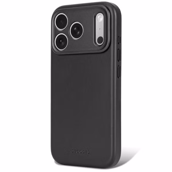 Decoded Leather Backcover MagSafe Apple iPhone 18 Pro Max / 17 Pro Max - Black