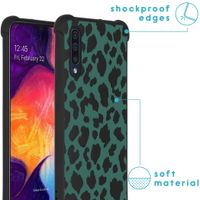 imoshion Design Hülle mit Band für das Samsung Galaxy A50 - Panther Illustration