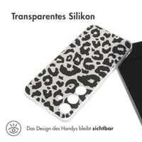 imoshion Design Hülle Samsung Galaxy S24 - Leopard Transparent
