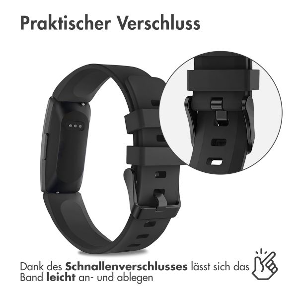 imoshion Silikonarmband für das Fitbit Ace 2 - Schwarz