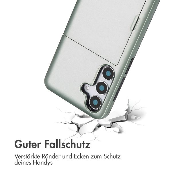 imoshion Backcover mit Kartenfach Samsung Galaxy S25 - Grün