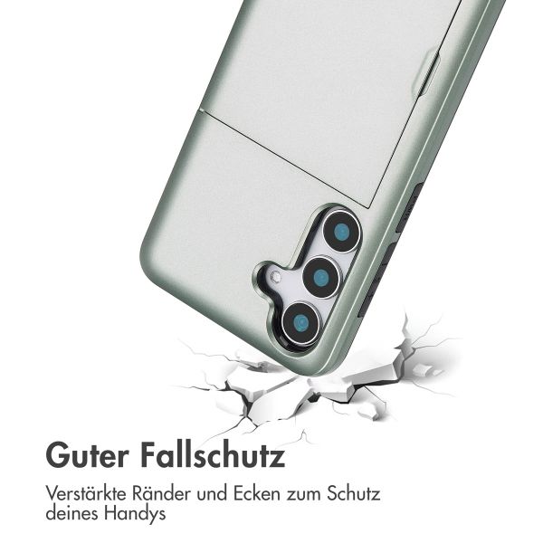 imoshion ﻿Backcover mit Kartenfach für das Samsung Galaxy S25 - Grün