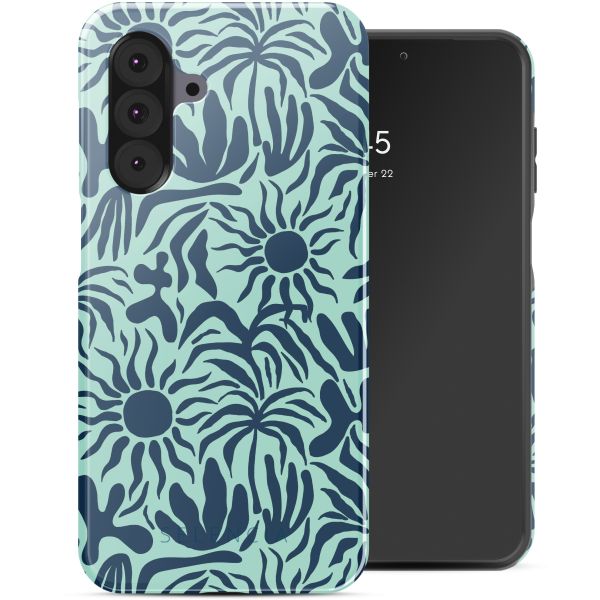 Selencia Vivid Back Cover Samsung Galaxy A26 - Tropical Vibes Light Blue