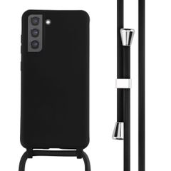 imoshion SilikonHülle mit Band Samsung Galaxy S21 FE - Schwarz