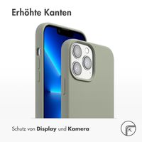 Accezz Liquid Silikoncase mit MagSafe Apple iPhone 13 Pro Max - Cooper Green