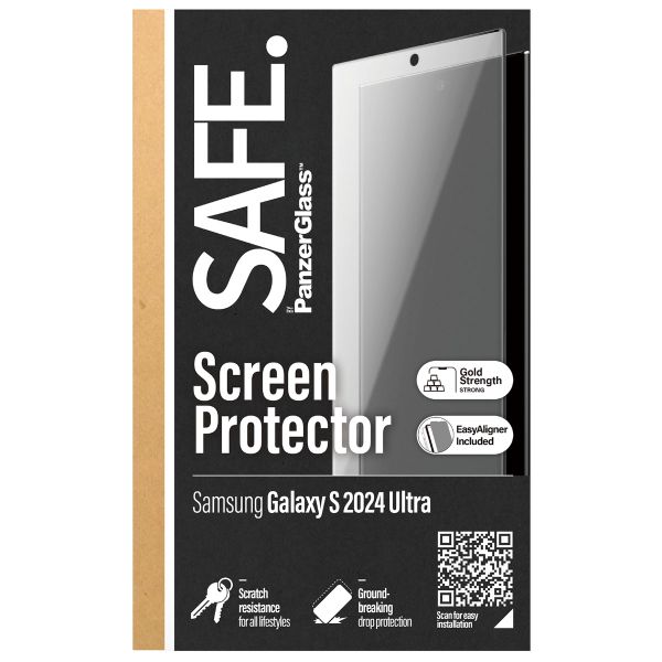 SAFE by PanzerGlass Refresh Ultra Wide Fit Screenprotector inkl. Applikator für das Samsung Galaxy S24 Ultra