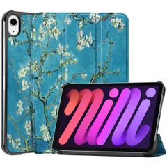 imoshion Design Trifold Klaphülle Apple iPad Mini 7 (2024) / iPad Mini 6 (2021) - Green Plant