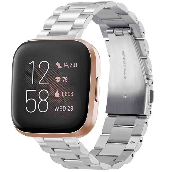 imoshion Edelstahlarmband für das Fitbit Versa 2 / Versa Lite - Silber