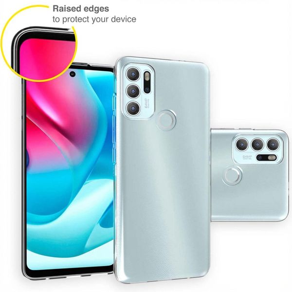 Accezz Clear TPU Backcover Motorola Moto G60s - Transparent