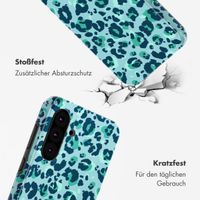 Selencia Vivid Tough Back Cover für das Samsung Galaxy A36 / A56 - Wild Spots Light Blue