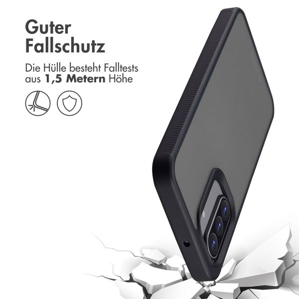 Accezz Rugged Frosted Back Cover Samsung Galaxy A17 - Schwarz