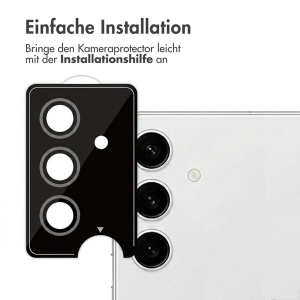 imoshion 2er-Pack Objektivschutz für Kamera für das Samsung Galaxy S24 - Schwarz