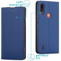 imoshion Slim Folio Klapphülle Motorola Moto E7i Power - Blau