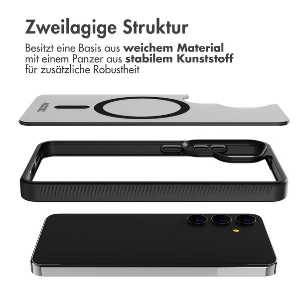 Accezz Rugged Frosted Back Cover mit MagSafe für das Samsung Galaxy S24 Plus