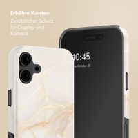 Selencia Vivid Rückabdeckung mit MagSafe Apple iPhone 16 - Golden Beige Marble