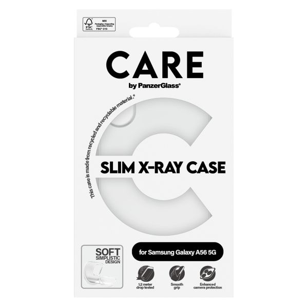 CARE by PanzerGlass Fashion Backcover XR für das Samsung Galaxy A56 - Transparent