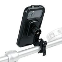 imoshion Premium Fahrrad-Handyhalterung - Spritzwassergeschützt - 360° drehbar - Universal - Schwarz