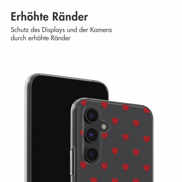 imoshion Design Hülle Samsung Galaxy A54 (5G) - Red Hearts