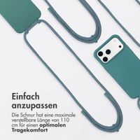 imoshion Color Backcover mit abnehmbarem Handykette und MagSafe Apple iPhone 17 Pro Max - Dunkelgrün