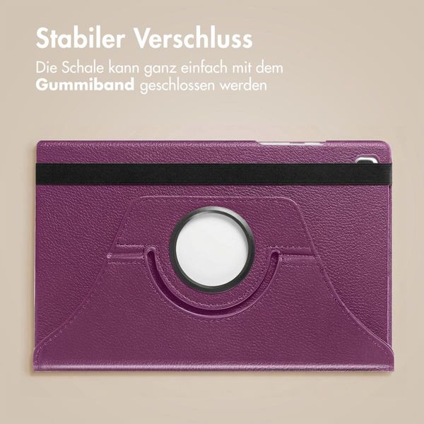 imoshion 360° drehbare Klapphülle Samsung Galaxy Tab A8 - Violett