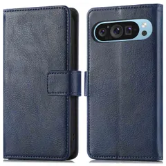 imoshion Luxuriöse Klapphülle Google Pixel 9 Pro XL - Dunkelblau