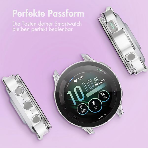 imoshion Full Cover Hard Case Garmin Forerunner 265S - Transparent