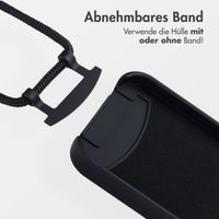 imoshion Color Backcover mit abnehmbarem Handykette und MagSafe Apple iPhone 15 Pro Max - Schwarz