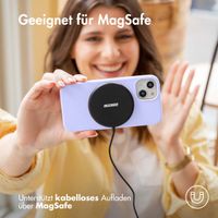 Accezz Liquid Silikoncase mit MagSafe für das Apple iPhone 14 - Violett