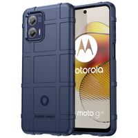 imoshion Rugged Shield Backcover für das Motorola Moto G73 - Dunkelblau