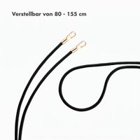 Selencia Universal Handyband mit 2 Haken - verstellbar - Schwarz