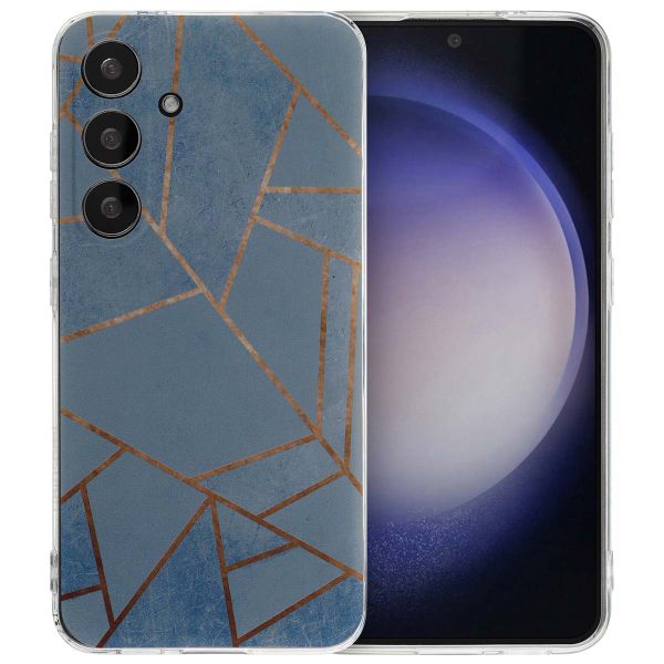 imoshion Design Hülle Samsung Galaxy S24 - Blue Graphic