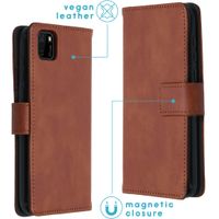 imoshion Luxuriöse Klapphülle Huawei Y5p - Braun