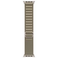 Apple Alpine Loop Band für die Apple Watch Series 1-10 / SE / Ultra (2) - 42/44/45/46/49 mm - Größe S - Olive